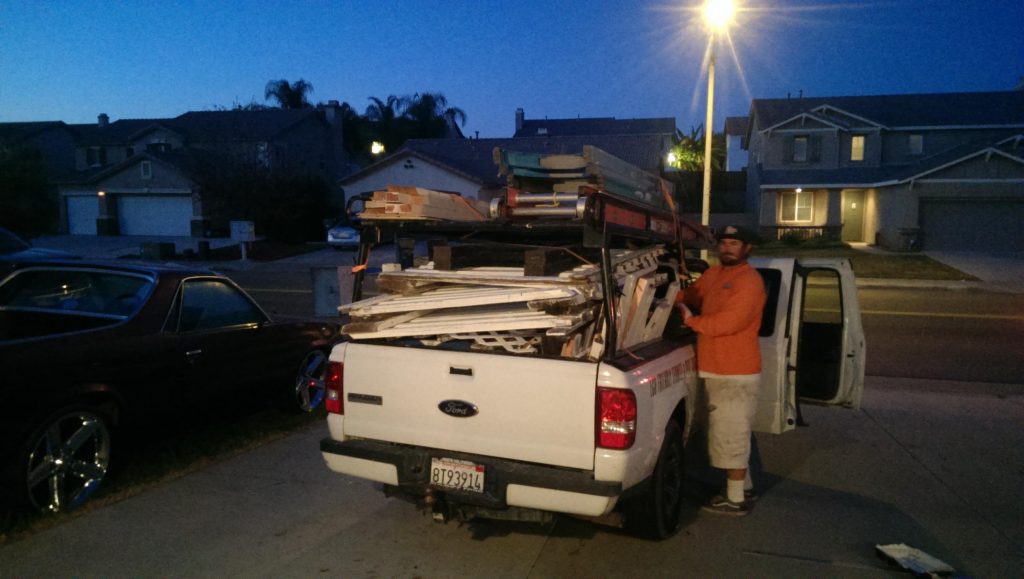 Tiger Termite technician Jimmy at work on a service call