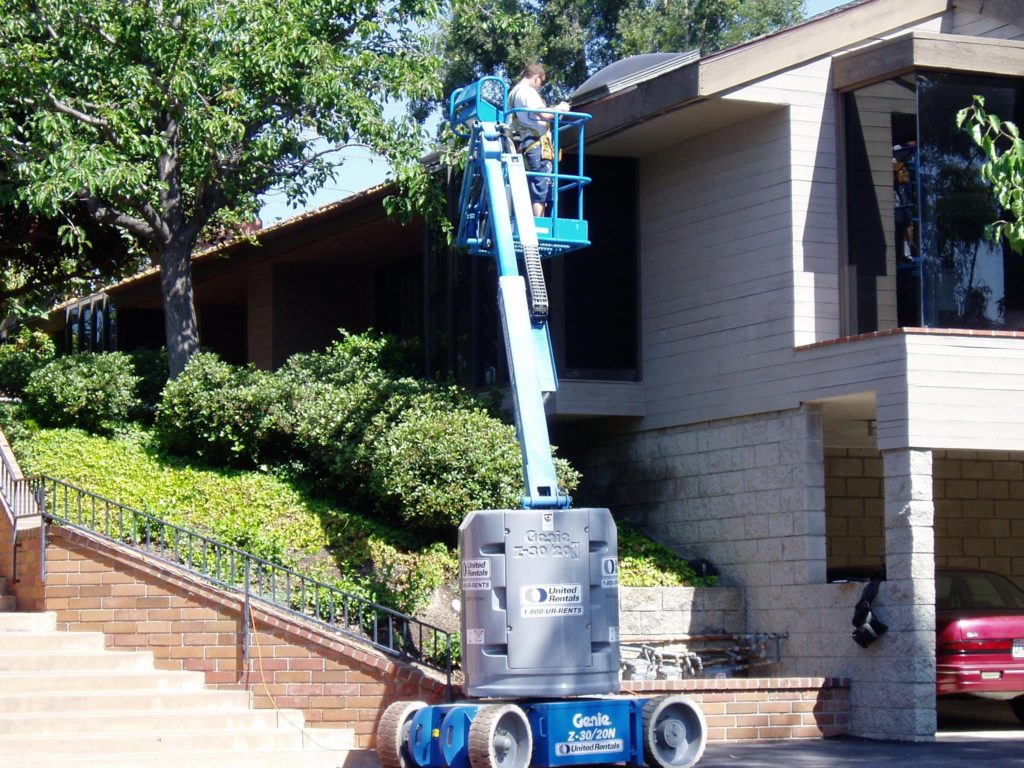 Home pest control treatment on a two-level Chino Hills home